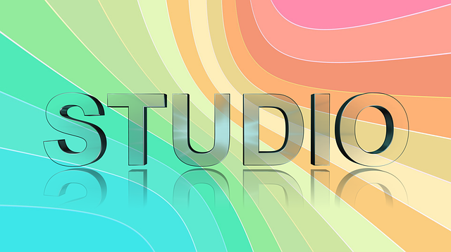 logo „Studio“ vytvořené na počítači