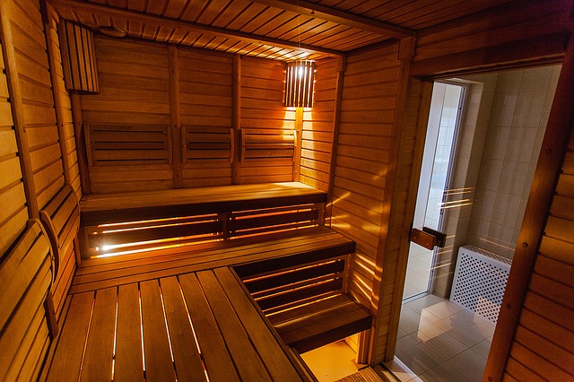 Sauna-interiér